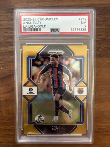 Ansu Fati 2022 Panini Chronicles Gold /10
