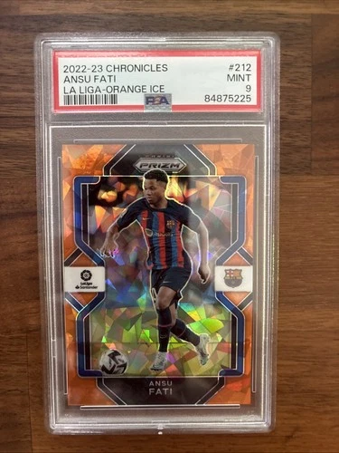 Ansu Fati 2022 Panini Chronicles Orange Ice /23