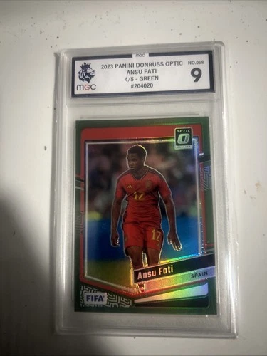 Ansu Fati 2023 Panini Donruss FIFA Green Optic 1/5