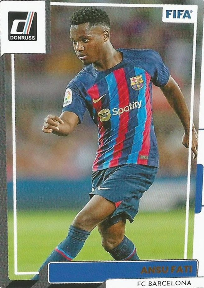 Ansu Fati 2022 Panini Donruss Soccer 8