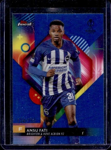 Ansu Fati 2024 Topps Finest Blue /150