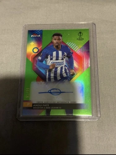 Ansu Fati 2023 Topps Finest Green /99