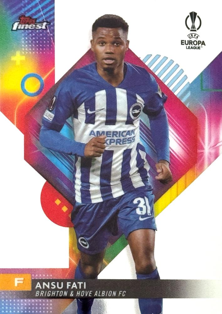 Ansu Fati 2023 Topps Finest UEFA Club Competitions