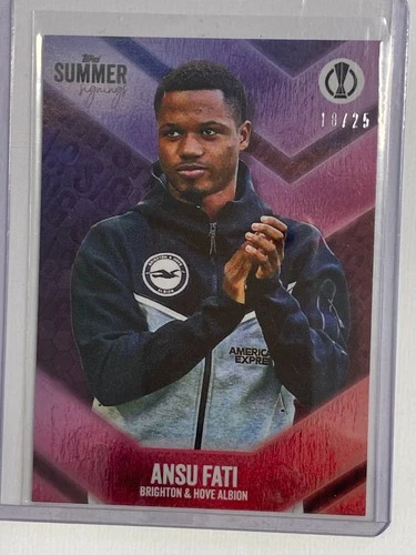 Ansu Fati 2023 Topps Firmas de Verano Purple /25