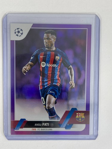 Ansu Fati 2023 Topps Flagship Parallel /75