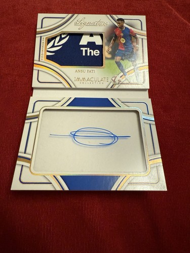 Ansu Fati 2024 Panini Immaculate Soccer /10