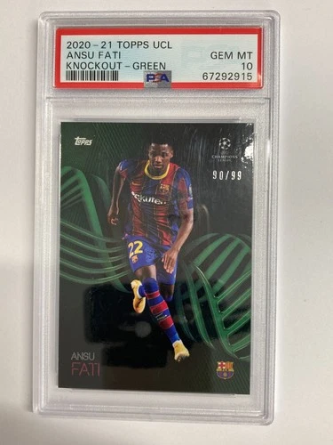 Ansu Fati 2020 Topps Knockout UCL Parallel /99