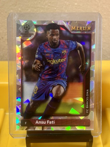 Ansu Fati 2022 Topps Merlin Chrome Atomic Refractor /250