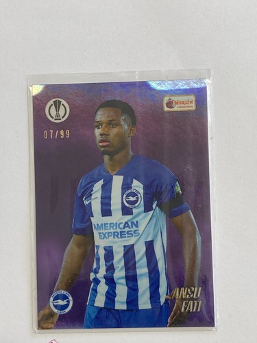 Ansu Fati 2023 Topps Merlin Chrome Parallel /99