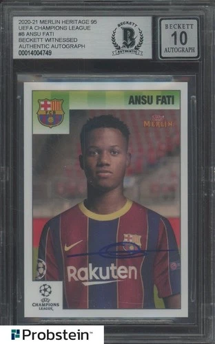 Ansu Fati 2020 Topps Merlin Heritage