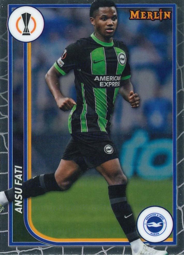 Ansu Fati 2023 Topps Merlin UEFA Club Competitions