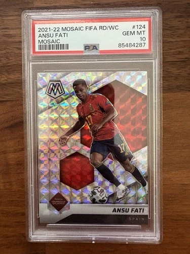 Ansu Fati 2021 Panini Mosaic Mosaic Prizm #124