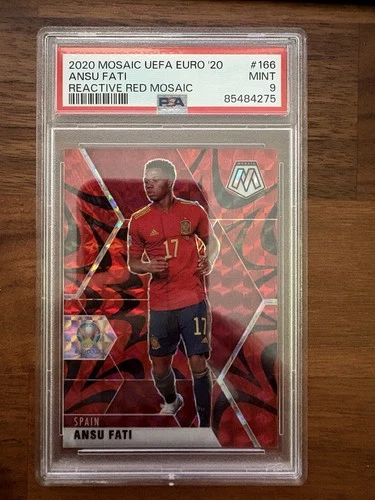 Ansu Fati 2019 Panini Mosaic Red Reactive Prizm