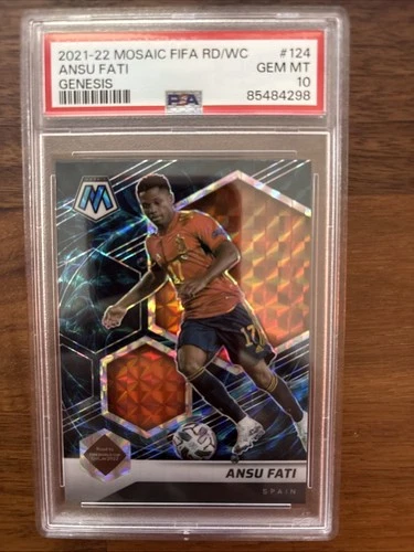 Ansu Fati 2021 Panini Mosaic World Cup Prizm #124