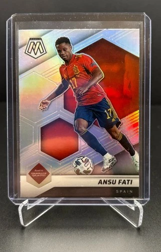 Ansu Fati 2021 Panini Mosaico Silver Prizm