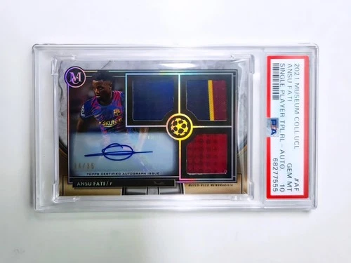 Ansu Fati 2021 Topps Museum /35