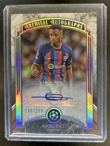 Ansu Fati 2022 Topps Museum Collection UEFA /299