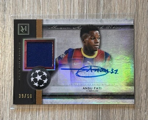 Ansu Fati 2020 Topps Museum Gold /50