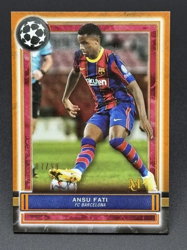 Ansu Fati 2020 Topps Museum Orange /99