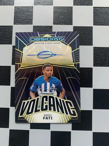 Ansu Fati 2023 Panini Obsidian Yellow /10