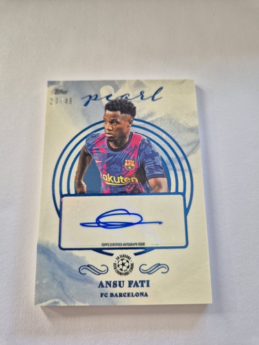 Ansu Fati 2021 Topps Pearl /49