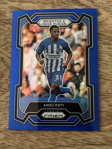 Ansu Fati 2023 Panini Prizm Blue Prizm /299