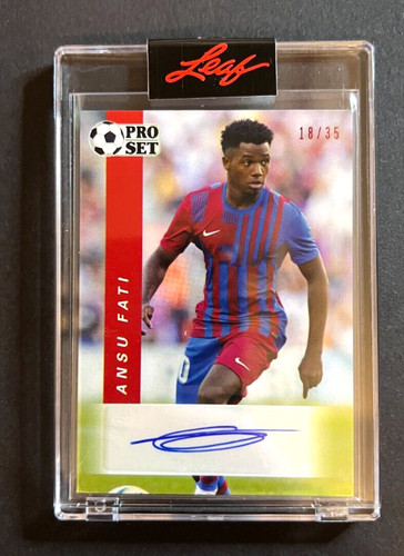 Ansu Fati 2022 Leaf Pro Set Soccer /35
