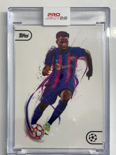 Ansu Fati 2022 Topps Project 22