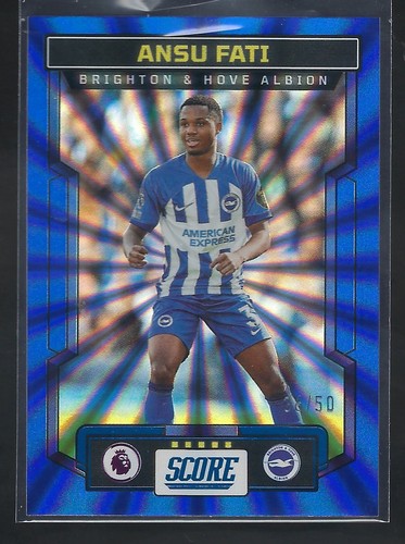 Ansu Fati 2023 Panini Score Blue Laser /50
