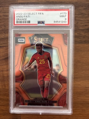 Ansu Fati 2022 Panini Select FIFA Orange /60