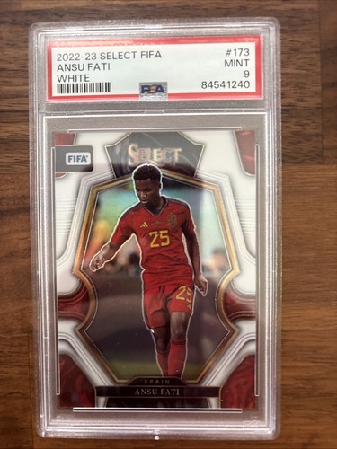 Ansu Fati 2022 Panini Select FIFA White /20