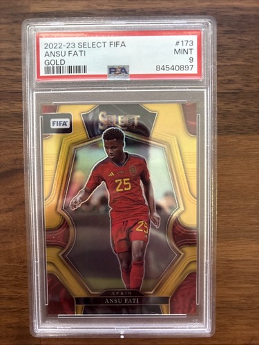 Ansu Fati 2022 Panini Select Gold /9