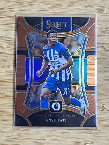 Ansu Fati 2023 Panini Select Orange Prizm /75