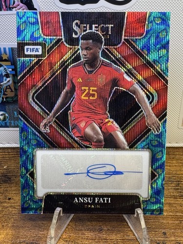 Ansu Fati 2024 Panini Select Peacock