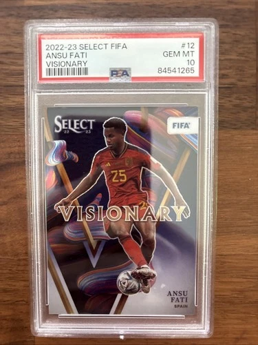 Ansu Fati 2022 Panini Select Prizm