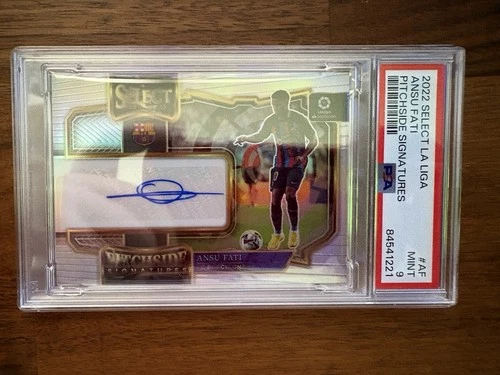Ansu Fati 2022 Panini Select Prizm Silver