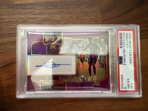 Ansu Fati 2022 Panini Select Purple /10
