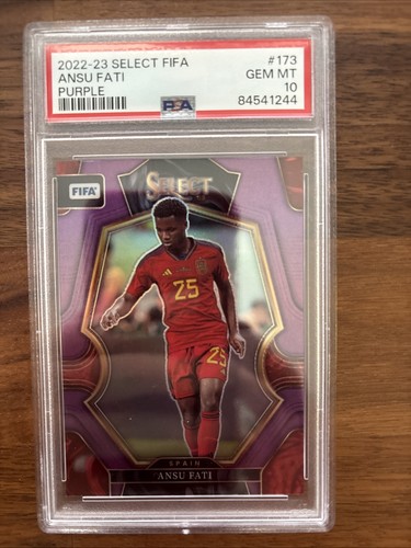 Ansu Fati 2022 Panini Select Purple /75