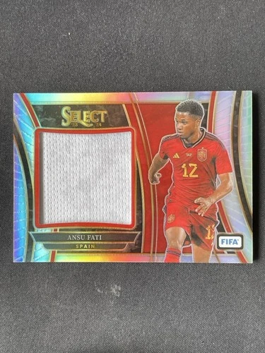 Ansu Fati 2023 Panini Select Silver