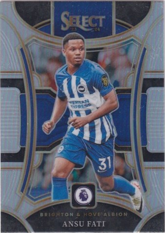 Ansu Fati 2023 Panini Select Silver Prizm