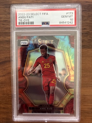 Ansu Fati 2022 Panini Select Tie-Dye /49