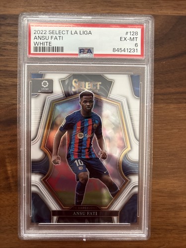 Ansu Fati 2022 Panini Select White /20