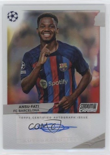 Ansu Fati 2022 Topps Stadium Club Chrome