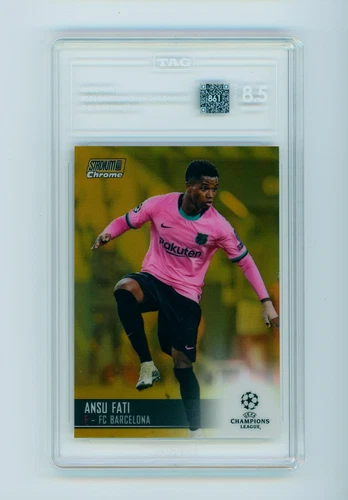 Ansu Fati 2020 Topps Stadium Club Chrome Gold /50