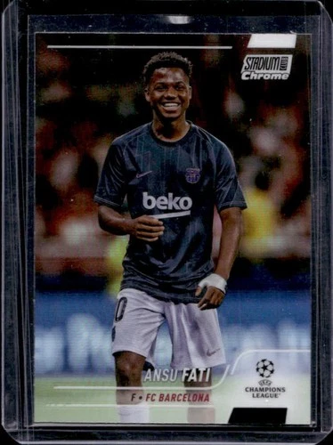 Ansu Fati 2021 Topps Stadium Club Chrome Refractor