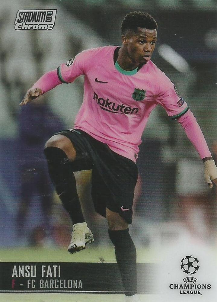 Ansu Fati 2020 Topps Stadium Club Chrome UEFA 83