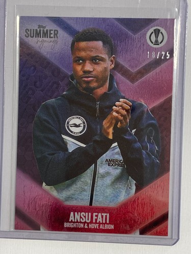 Ansu Fati 2023 Topps Summer Signings Purple /25
