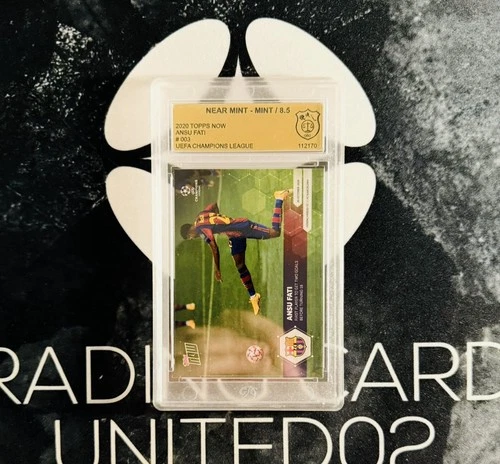 Ansu Fati 2020 Topps Now UEFA Champions League #003
