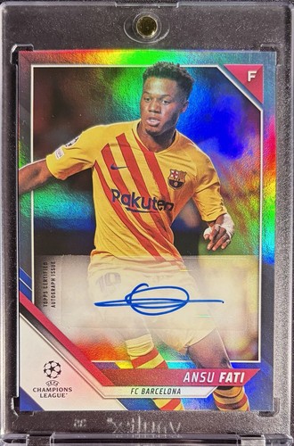 Ansu Fati 2021 Topps UEFA Champions League Refractor