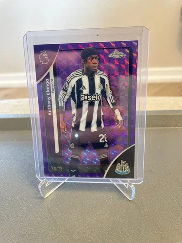 Anthony Elanga 2025 Topps Chrome /75